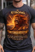 Be Strong and Courageous – Joshua 1:9 Tee - Image 8