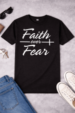 Faith Over Fear Tee - Image 4