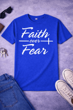 Faith Over Fear Tee - Image 6