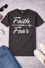 Faith Over Fear Tee - Image 3