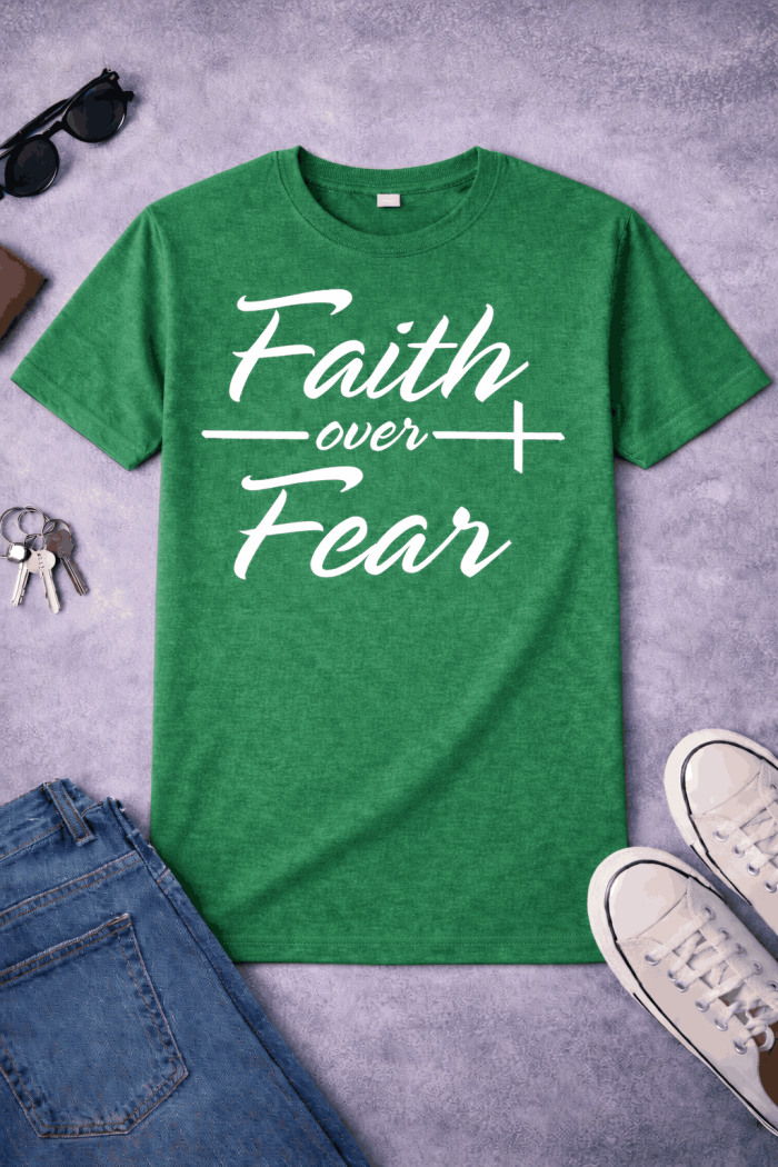 Faith Over Fear Tee - Image 5