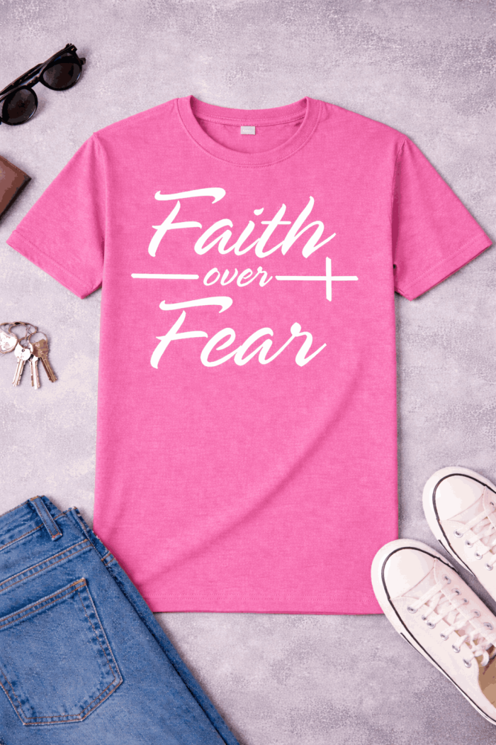 Faith Over Fear Tee - Image 2
