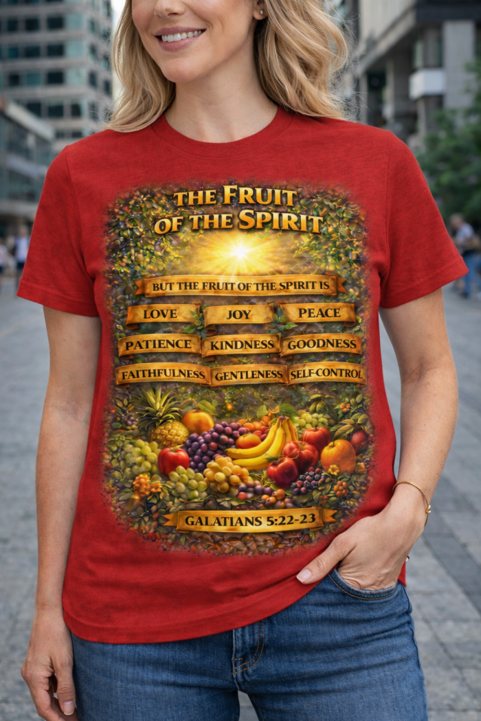 Fruit of the Spirit – Galatians 5:22–23 Tee - Image 2