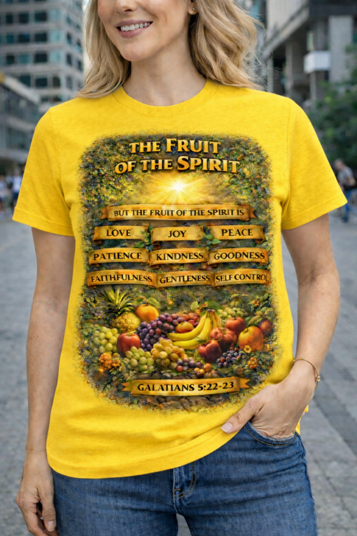 Fruit of the Spirit – Galatians 5:22–23 Tee - Image 4
