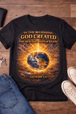 In the Beginning – Genesis 1:1 Tee - Image 6