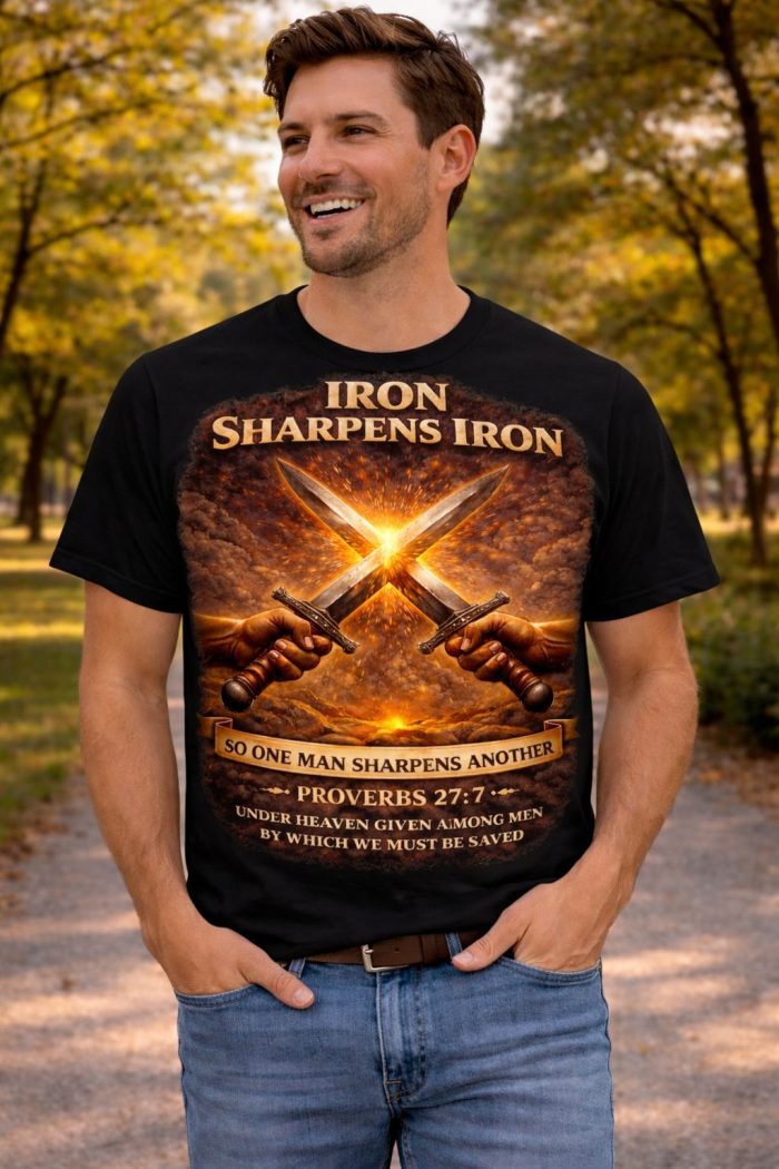 Iron Sharpens Iron – Proverbs 27:17 Design - Image 7