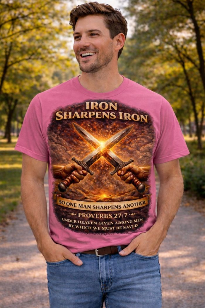 Iron Sharpens Iron – Proverbs 27:17 Design - Image 5