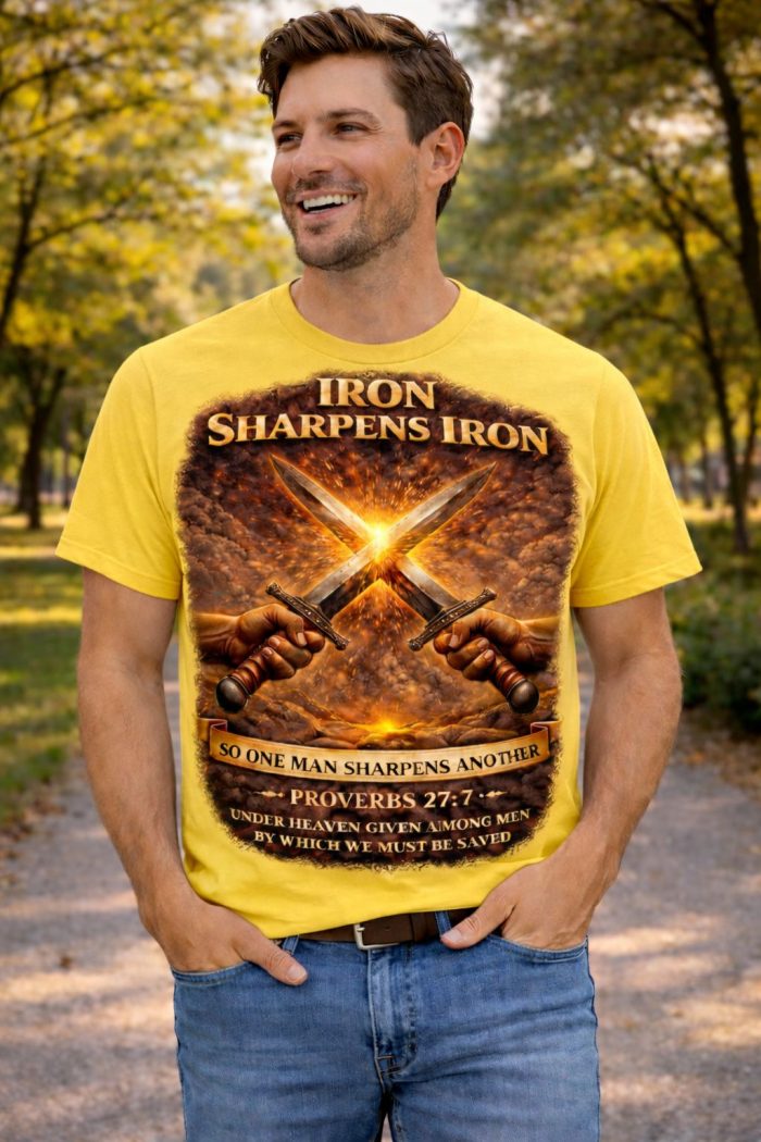 Iron Sharpens Iron – Proverbs 27:17 Design - Image 4