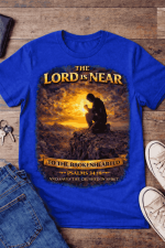 The Lord Is Near – Psalm 34:18 Tee - Image 3