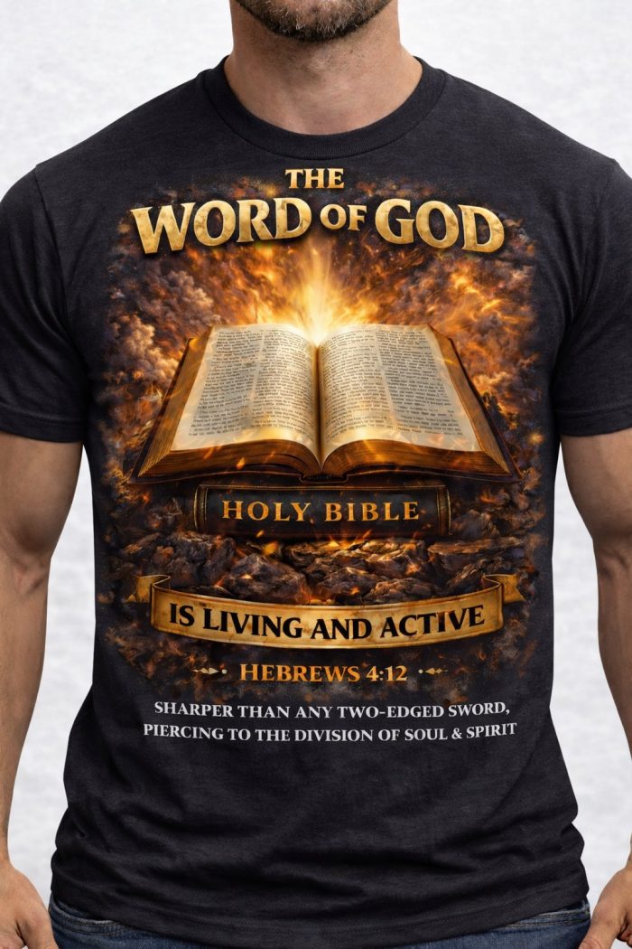 The Word of God – Hebrews 4:12 T-Shirt - Image 6
